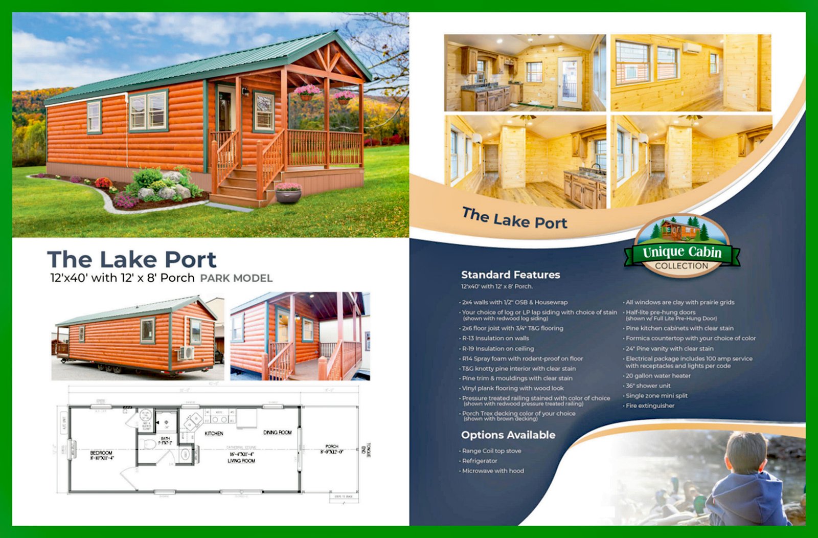 The Lake Port Details Tiny Homes of VT - The Lake Port Details