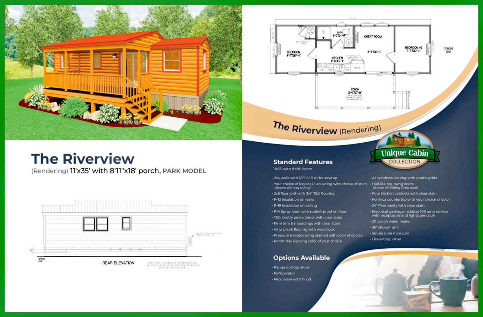 Tiny Home - The Riverview Details Tiny Home - The Riverview Details